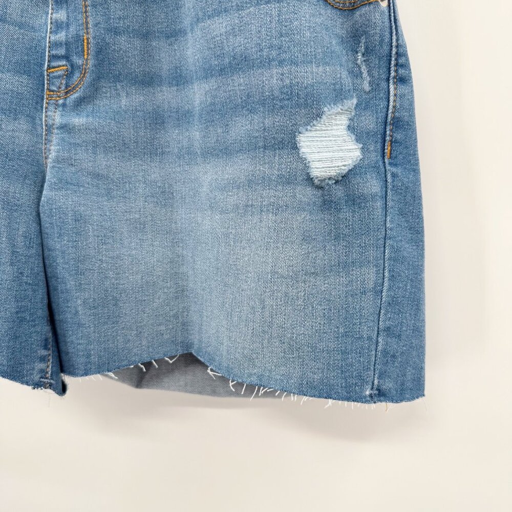 NEW Over Belly Midi Maternity Jean Shorts - Isabel Maternity by Ingrid & Isabel - Picture 5 of 10